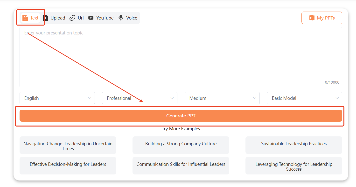 How to Use AI PPT Maker to Create a Slide Deck