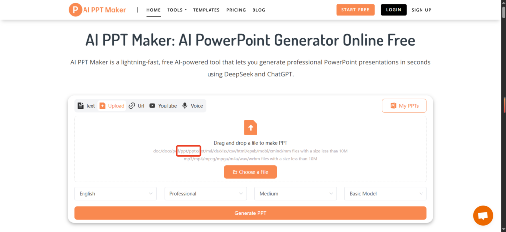AI PPT Maker