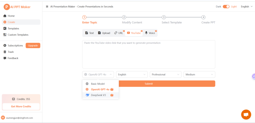 Content Quality & AI Accuracy - AI PPT Maker