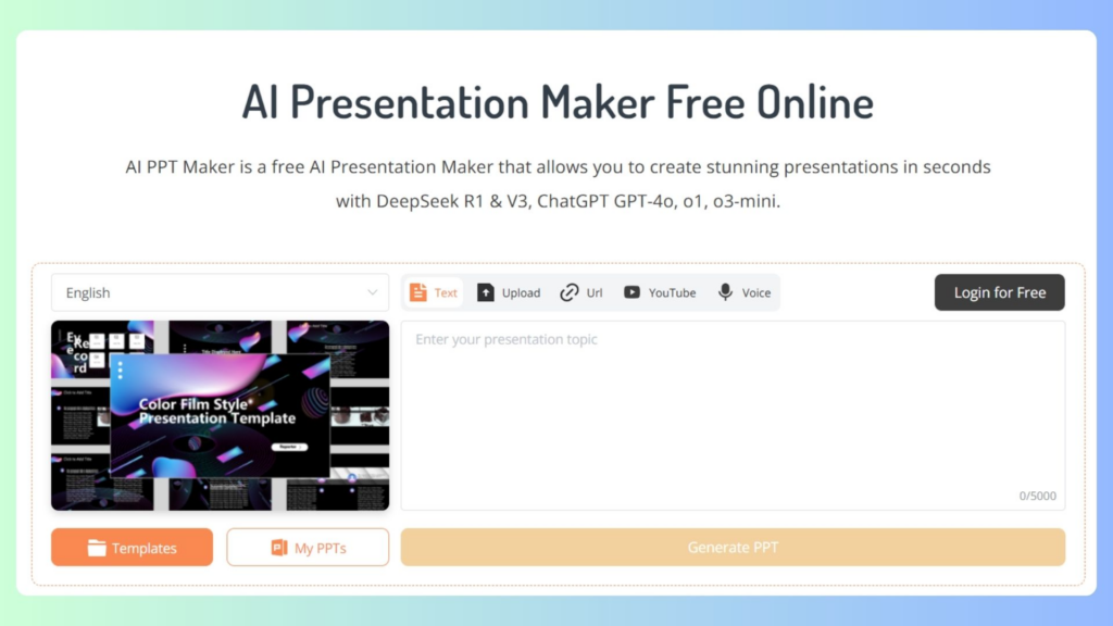 AI-Powered Tools: Making a Multimedia Presentation Smarter-AI PPT Maker