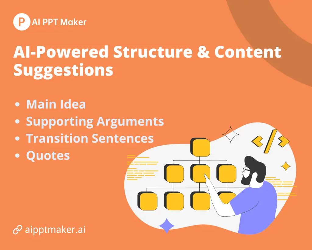AI-Powered Structure & Content Suggestions - AI PPT Maker