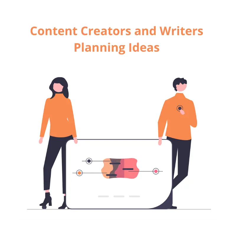 Content Creators and Writers Planning Ideas