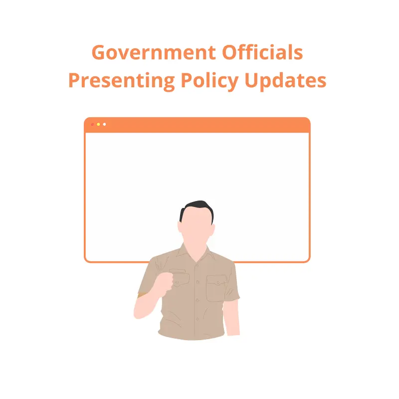 Government Officials Presenting Policy Updates - AI PPT Maker