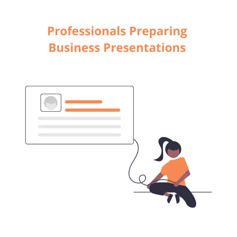 Real-World Uses for Any Speech Type:Professionals Preparing Business Presentations - AI PPT Maker