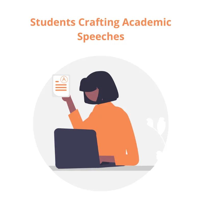 Real-World Uses for Any Speech Type:Students Crafting Academic Speeches - AI PPT Maker
