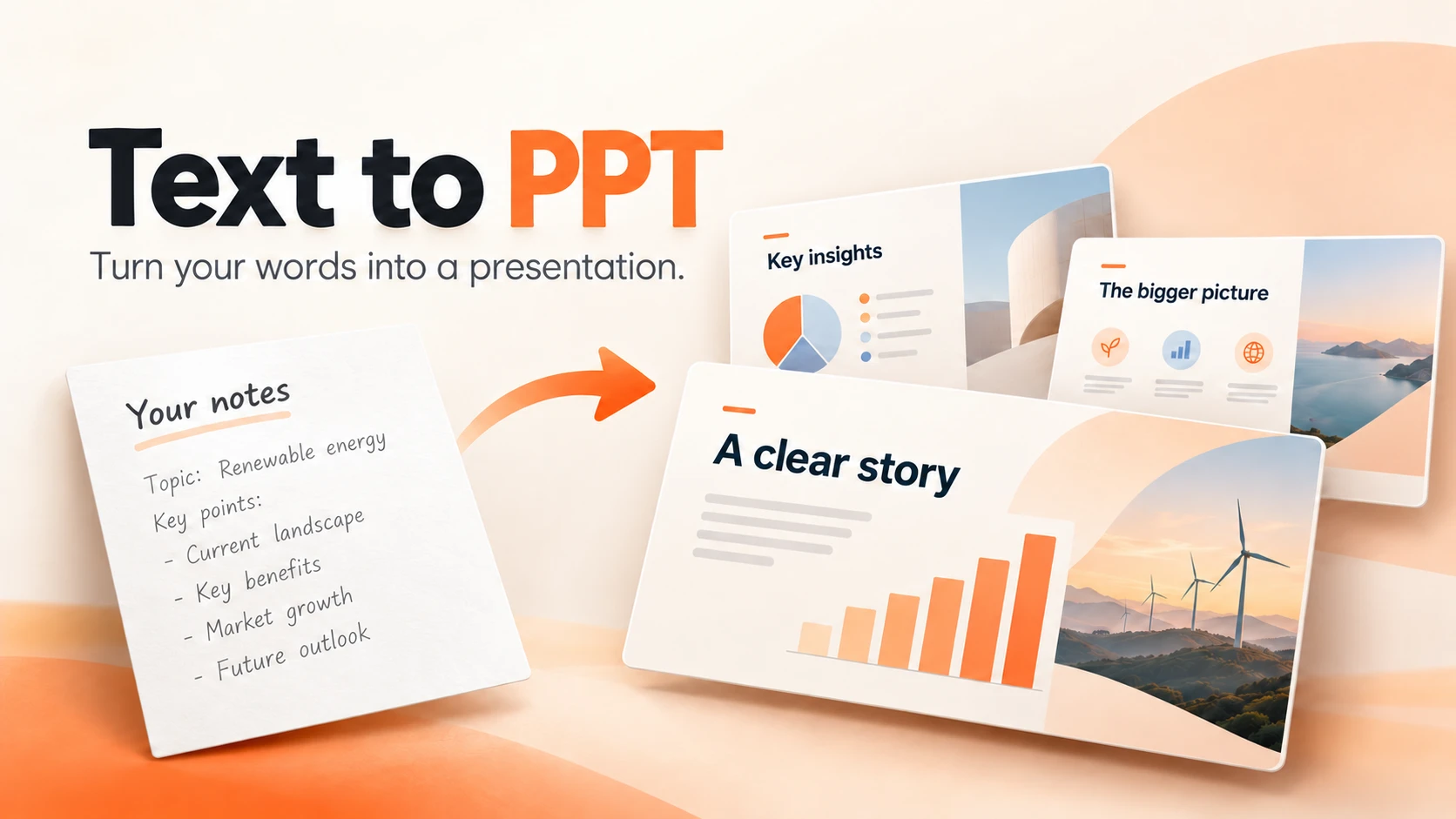 文字轉PPT簡報線上工具 | AI PPT Maker