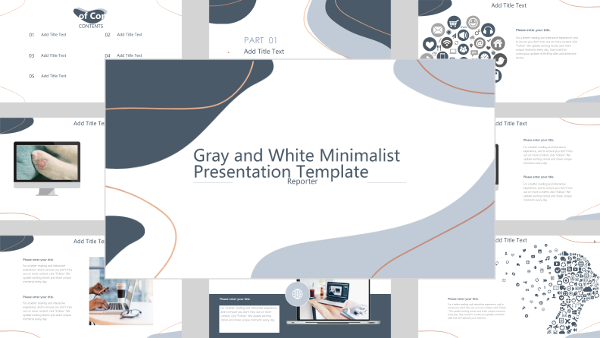 Gray and White Minimalist Style - AI PPT Maker
