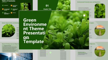 Green Environmental Theme - AI PPT Maker